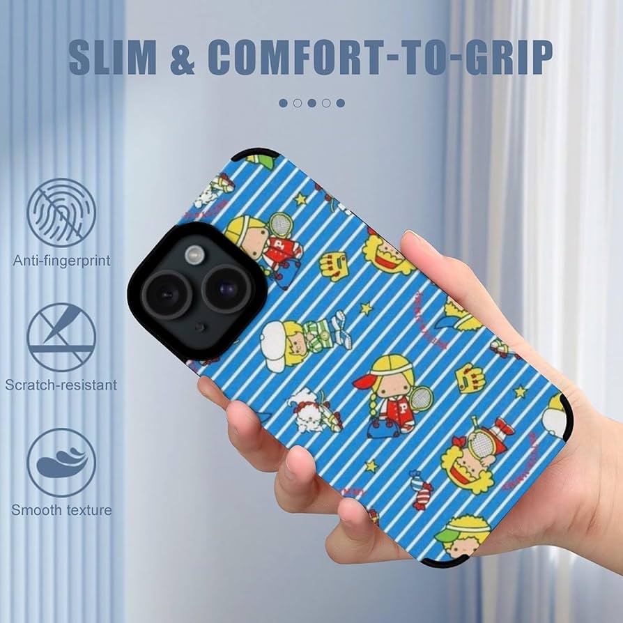 Amazon.co.jp: サンリオ パティ ジミー iPhone 15 ケース
